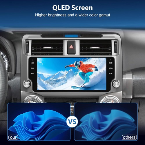 In-Dash Navigation Car Radio 10" Touchscreen Android Auto Apple CarPlay Silver - Picture 6 of 11