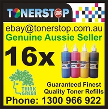 16 X OKI C3300 3300 C3400 3400 C3530 MFP TONER REFILLS