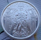 1 oz. RAPHAEL ARCHANGEL Series #3 Archangel Series round BU .999 fine silver