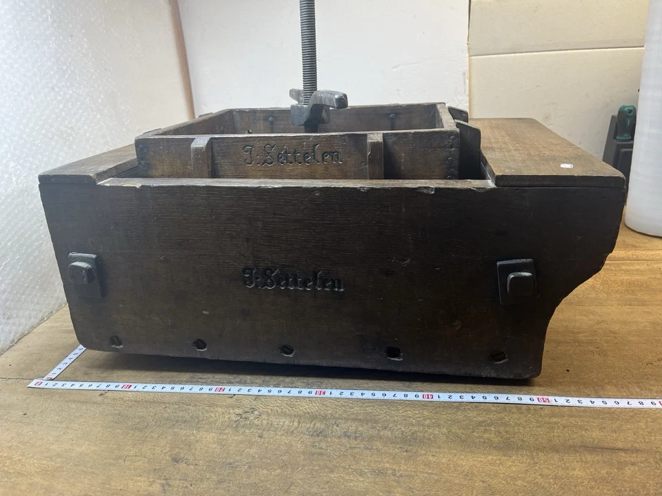 Pressoir Raisin’Alsacien Début 19eme Outils Anciens Arts Populaire - Photo 3/4