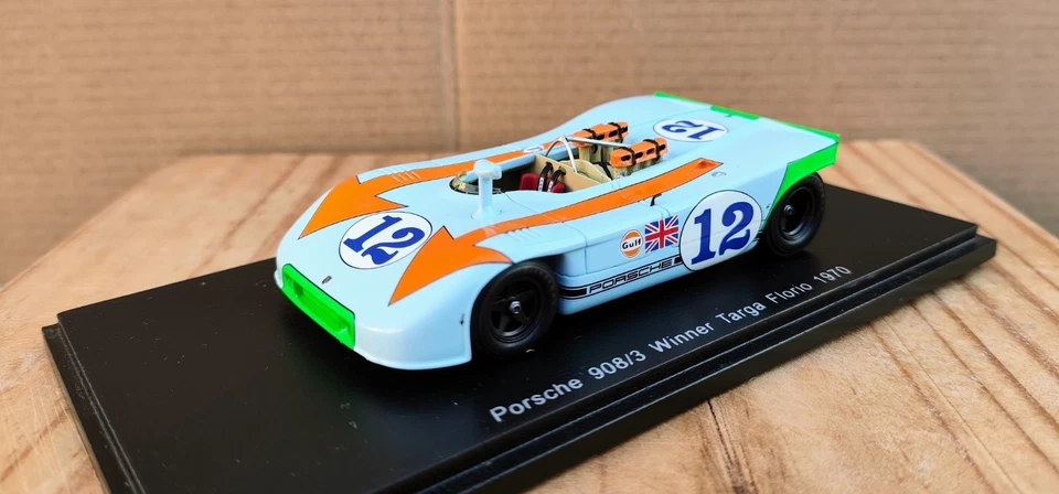 Porsche 908/03 Winner Targa Florio 1970 Spark 1:43 - Image 2 of 4