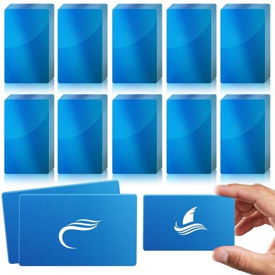 100 Pcs Metal Engraving Blanks Colorful Aluminum Sheet Laser Engraving Busine...