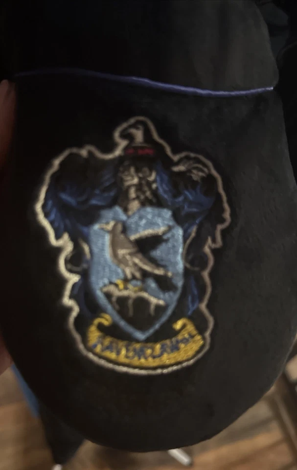 "Juego de bata de baño y zapatos de casa con capucha Harry Potter Ravenclaw pequeños 52"" L ropa de salón" Foto 3 de 4