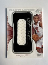 Daequan Cook 2008 SP Authentic Varsity Letters PATCH RC Auto/8‼️Miami/Buckeyes⭐️