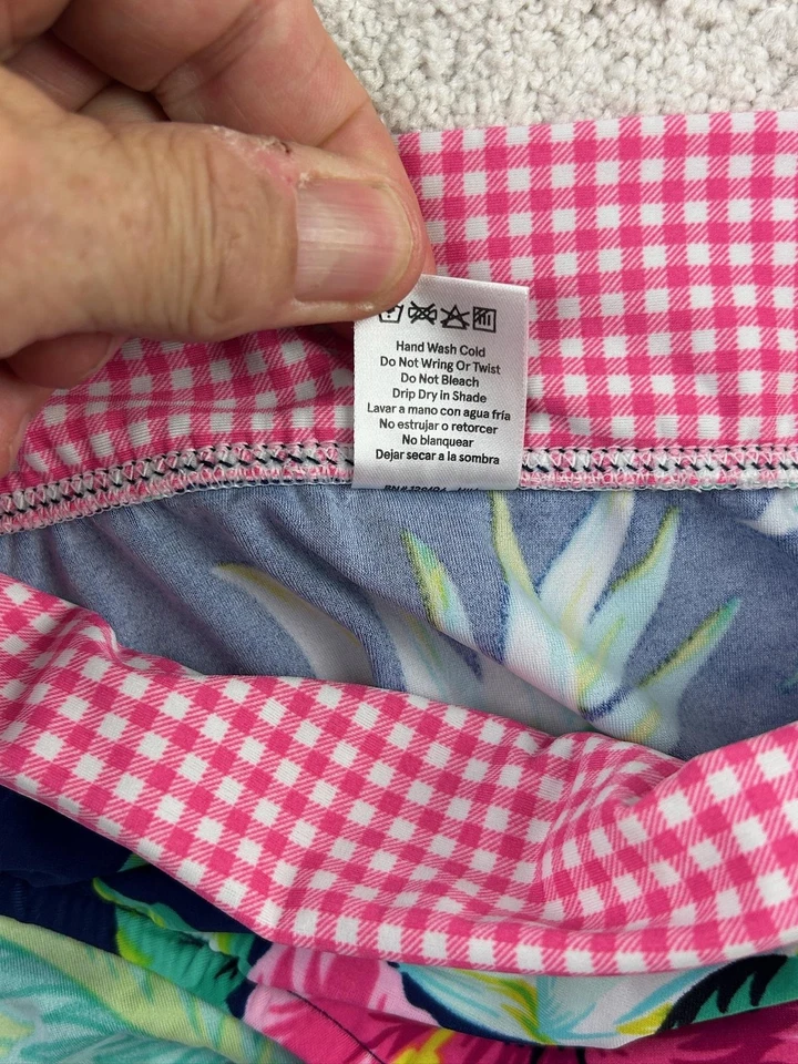 Venus Bikini Parte Inferior Mujer 4 Floral Rosa Azul Hibisco Guinga Traje de Baño Traje de Baño Foto 4 de 4