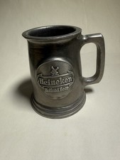 Vintage Heineken Holland Beer Pewter Tankard Mug 1970s Windmill