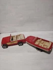 Vintage Tonka 2460 Jeepster Boat and Trailer