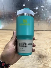 Stanley 14oz H2.0 Flowstate Quencher Tumbler Tropical Teal (NO STRAW)
