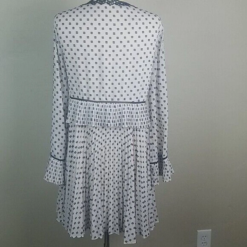 Vestido Chelsea y Violeta Mujer S Boho Campesino Volantes Femenino Romántico Cuello en V Profundo Foto 4 de 4