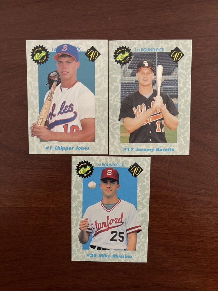 1991 Classic 1st Round Draft Baseball Picks Limited Edition Set #D  C. Jones - Image 4 of 4