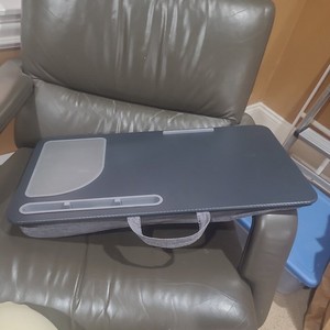 2024 MWA Laptop Lap Desk with Phone Holder, Pillow Cushion