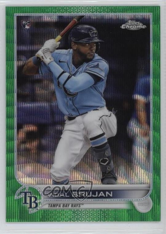 2022 Topps Chrome Green Wave Refractor /99 Vidal Brujan #134 0fv4