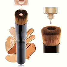 Foundation Contour Conceal Brush,Synthetic Kabuki Brush for Blending Setting