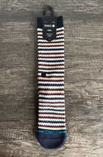 Stance Casual Crew Socks Chiclets Waffle Knit Crew Mens Large Size 9-13 Nwt