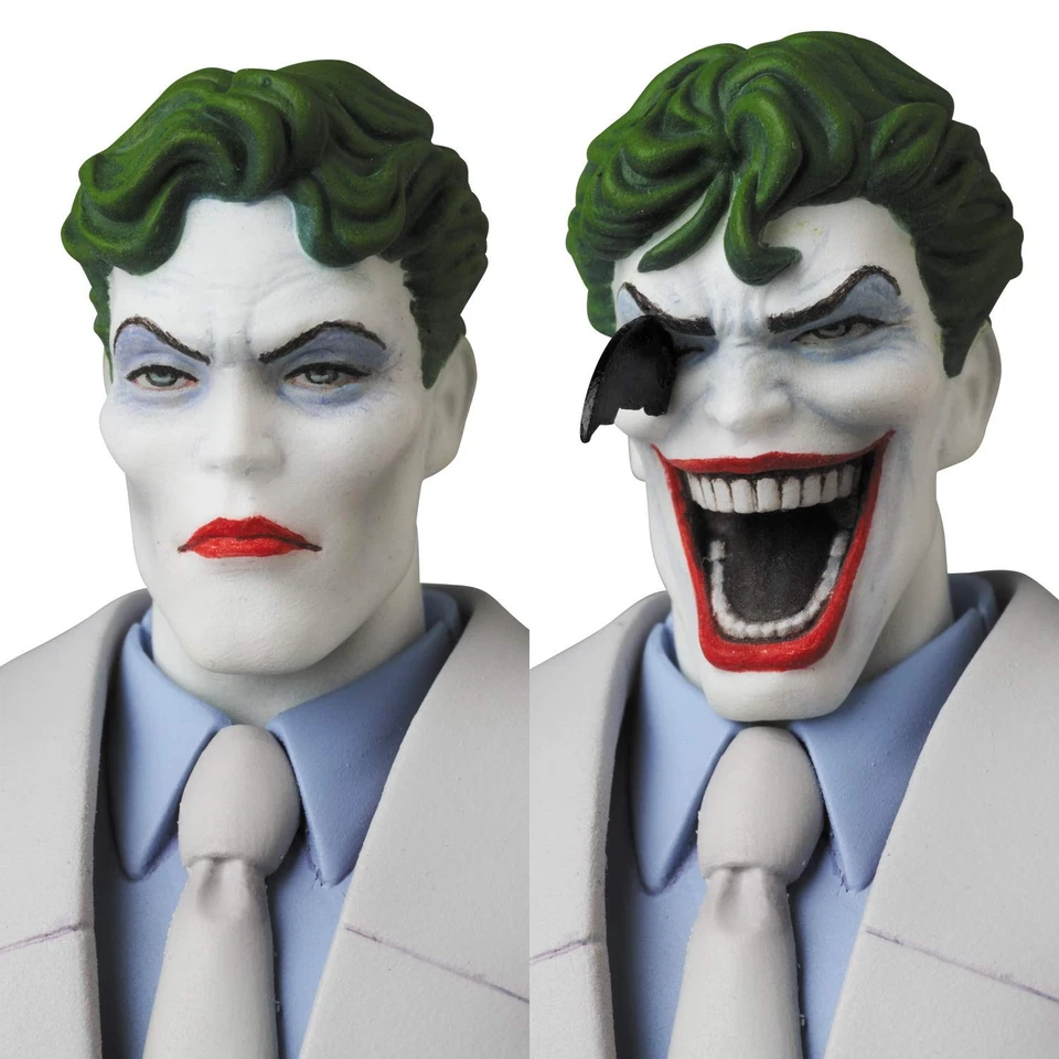 Boneco de ação pintado MAFEX No.124 Dark Knight Returns Coringa brinquedo Batman Medicom - Imagem 3 de 4