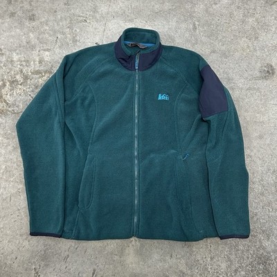 REI Jacket Womens XL Polartec Fleece Full Zip Outdoor Hiking Pockets