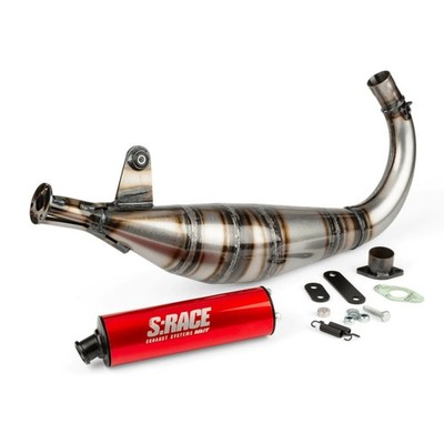 Komplette Auspuffanlage MVT S-RACE 85-100 DERBI 50 Senda R DRD Pro 2005-2016