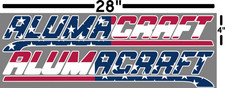 ALUMACRAFT BOAT DECALS HULL REPLACEMENT 28