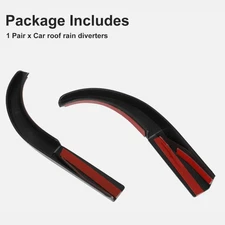 Water Rain Diverter Gutter Extension Accessories For 2007-2018 Jeep Wrangler JK 