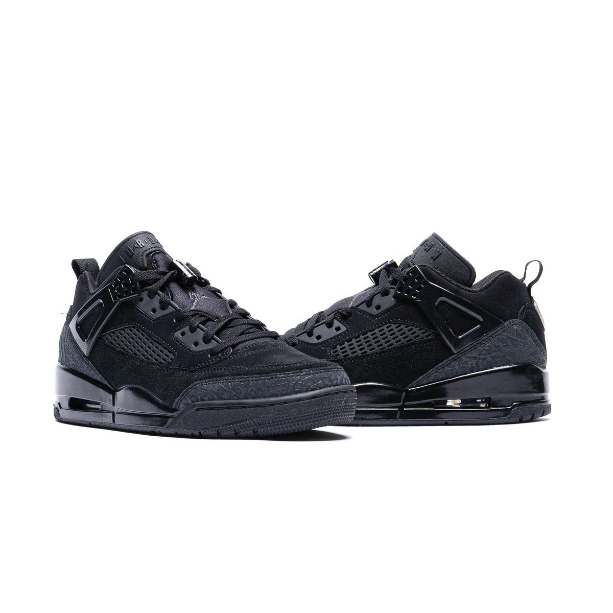 Size 11.5 - Air Jordan Spizike Low Black Cat for sale online