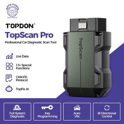 2026TOPSCAN PRO OBD Scanner Car Diagnostic Tool All System Bidirectional Control