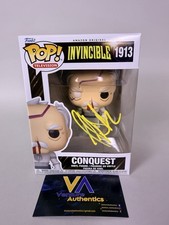 Jeffrey Dean Morgan Signed Conquest Invincible Funko Pop w/ JSA WITNESS COA