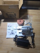 Mini Bench Grinder Jewelry Polisher Buffing Machine Variable Speed DIY