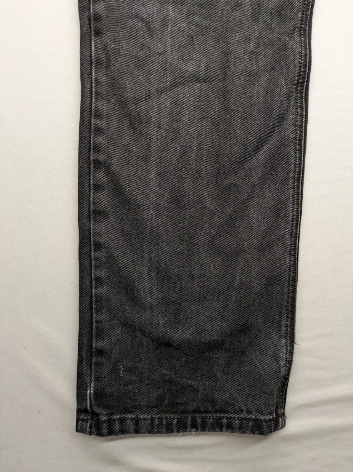 Manguun Herren Jeans Hose Gr W33 L30 Schwarz Grau Regular Fit Denim 2507 image 4