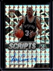 2020-21 Panini Mosaic Terry Cummings Scripts Auto Autograph #SC-TCU Spurs