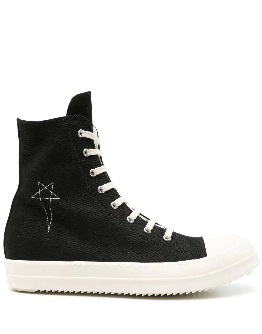 Rick Owens DRKSHDW Sneakers oversize in denim nero latte 135224818