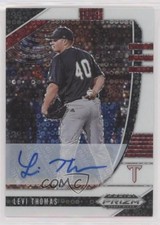 2020 Panini Prizm Draft Picks White Donut Circle 36/50 Levi Thomas Auto uk2