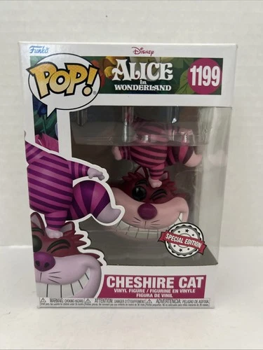 Funko Pop! Disney Alice in Wonderland Cheshire Cat #1199 Ex Mint w/Protector