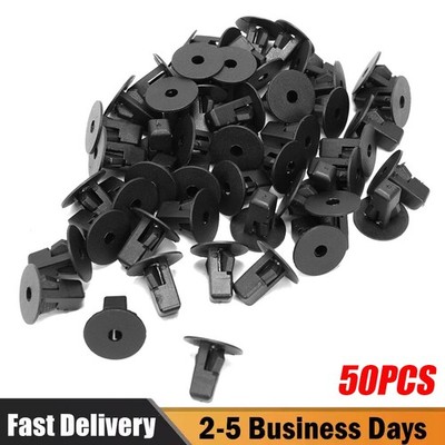 50PCS Screw Grommet Retainer, Fender Liner Wheelhouse Liner Clips, Nylon Nut
