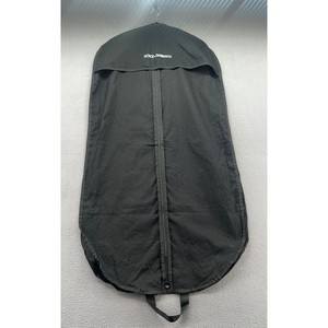 Dolce & Gabbana Black Canvas Garment Bag Suit Cover Travel Carrier Logo