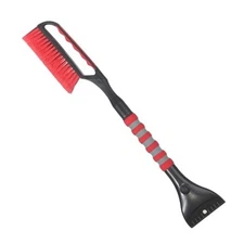 Snow Brush and Ice Scraper for Car Windshield,26.4" Window Scraper 1Pack Red