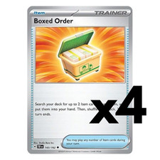4x Boxed Order - 143/162 - SV05: Temporal Forces (TEF) Pokemon Playset x4
