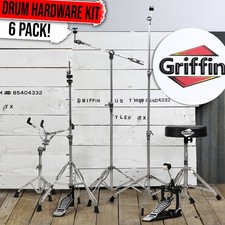 Drum Hardware PACK - GRIFFIN Cymbal Stand Set...