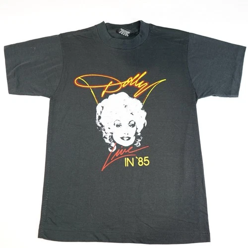Dolly Parton Live In ‘85 Screen Stars USA Made 1980s vintage concert t-shirt, vintage, single stitch, B+ condition