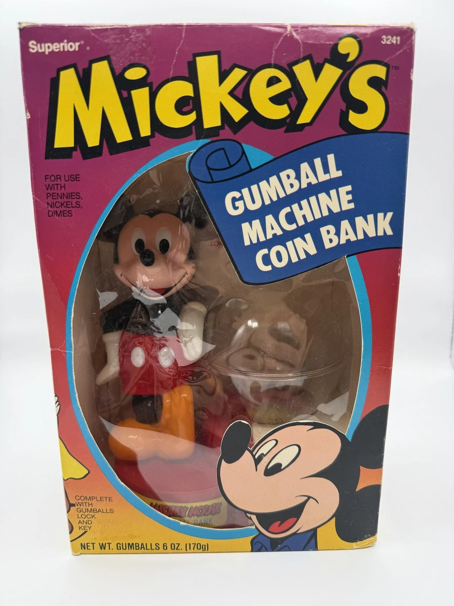 Mickey Mouse Gumball Machine In Disney Banks (1968-Now) for sale