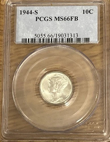 1944-S Mercury Dime MS66 FB