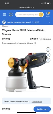 WAGNER SPRAY FLEXIO 2000 - HANDHELD HVLP PAINT SPRAYER