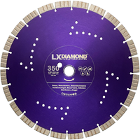 Lxdiamond Diamant-Trennscheibe 350Mm X 25,4Mm Beton Mauerwerk Ziegel Motorflex