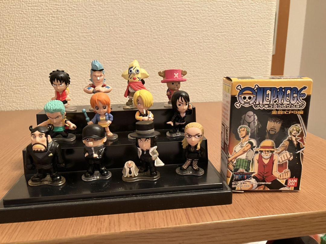 One Piece Figure Set CP9 Edition with 9 Cards Full Set Rare
