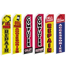 Electronics Swooper Feather Flutter Flag Cell Phone Repair