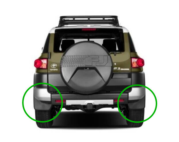 Genuine Front & Rear Splash Guards Mud Flaps For 2007-2014 Toyota