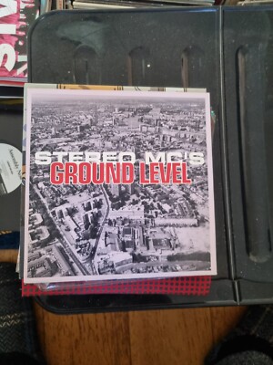 STEREO MCS - Ground Level 7'' Vinyl NM UK 1993 Picture Sleeve Solid Centre 