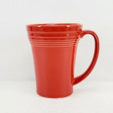 LATTE bistro MUG CUP scarlet red FIESTA WARE 18 OZ new