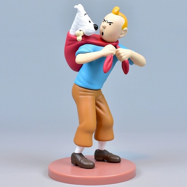 TINTIN フィギュア The Adventures of Tintin Tintin Figurine PVC Statue big