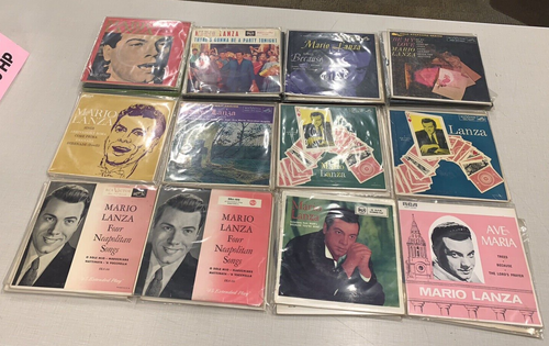 Huge Mario Lanza Lot (36) Rare EP 7" Box Sets Picture Sleeve Imports Australian - Picture 6 of 7