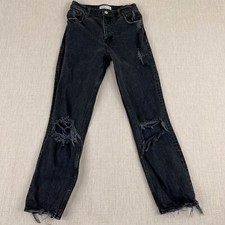 Abercrombie  Fitch The 90's Straight Ultra High Rise Jeans Womens 27x28 Retro